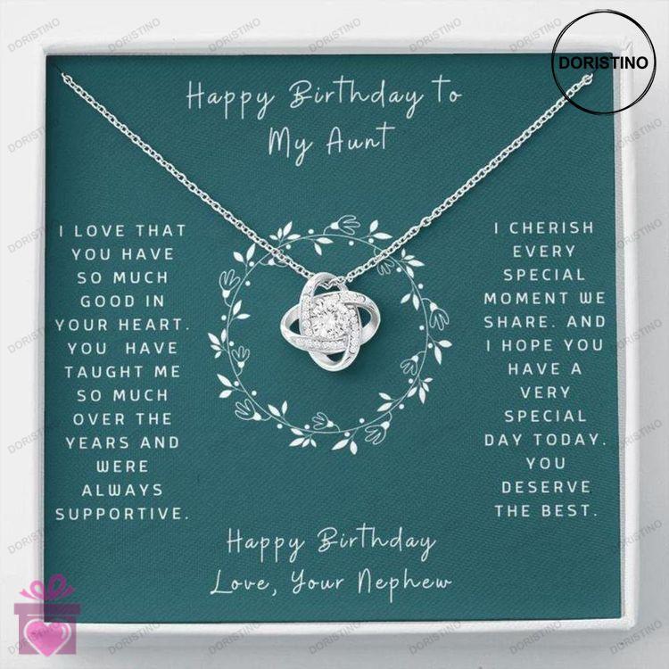 Aunt Necklace Gift For Aunt  Gift Necklace Message Card  Birthday To Aunt From Nephew Doristino Trending Necklace